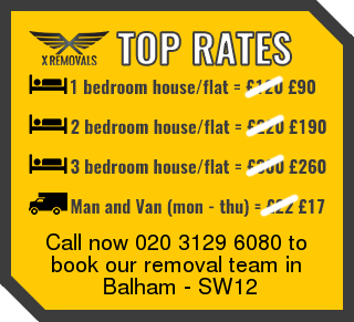 Removal rates forSW12 - Balham