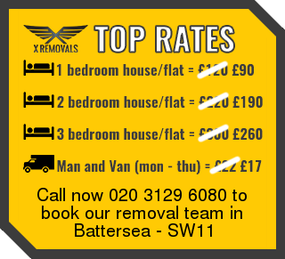 Removal rates forSW11 - Battersea