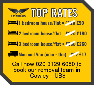 Removal rates forUB8 - Cowley