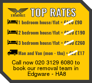 Removal rates forHA8 - Edgware