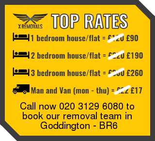 Removal rates forBR6 - Goddington
