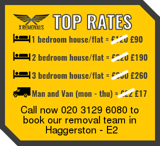 Removal rates forE2 - Haggerston