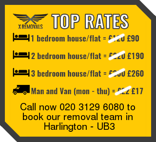 Removal rates forUB3 - Harlington