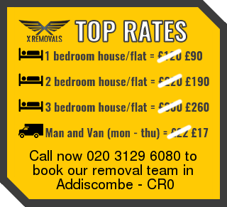 Removal rates forCR0 - Addiscombe