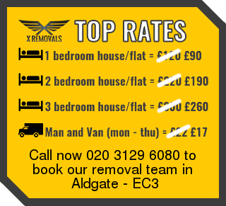 Removal rates forEC3 - Aldgate