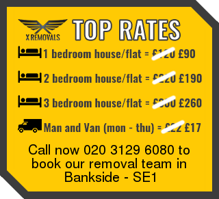 Removal rates forSE1 - Bankside