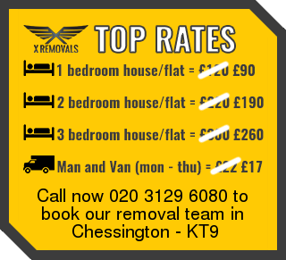 Removal rates forKT9 - Chessington