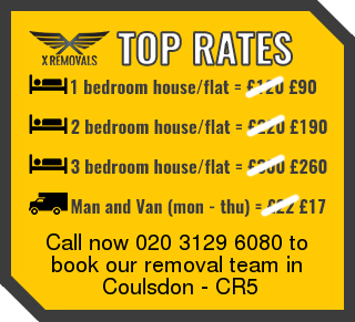 Removal rates forCR5 - Coulsdon