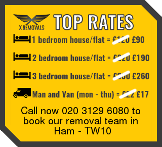 Removal rates forTW10 - Ham