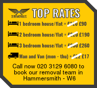 Removal rates forW6 - Hammersmith