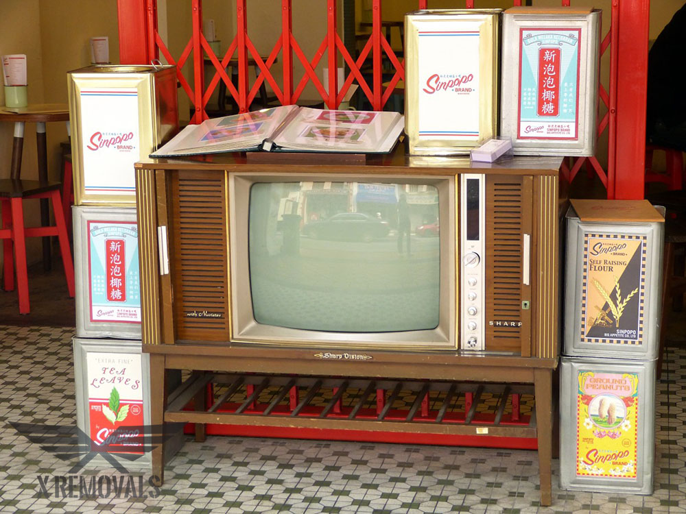 Old TV set
