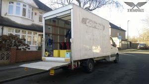 Loading a removal van